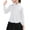 White, variant on BRGZLK Kids Cotton Top Boys Girls Campus Cute Solid Color Lace Button Lapel T-Shirt Loose Casual Long Sleeved Shirt for Fall Winter White 6-8 Years