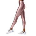 thumbnail image 2 of Pantalones de yoga de exterior, nuevos pantalones casuales de cintura alta, estilo europeo, de color bronce y liso, pantalones ajustados, 2 of 6