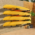thumbnail image 5 of Danrelax Wall Mounted Kayak Rack for 4 Boats, Heavy Duty Storage Rack for Garage or Outdoor Use, 5 of 8