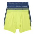 thumbnail image 1 of Calvin Klein - Calzoncillos tipo bóxer para hombre, elásticos, paquete de 3, multicolor, pequeño Calvin Klein Calzoncillos boxer, 1 of 2