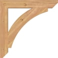 thumbnail image 3 of Ekena Millwork 3 1/2"W x 26"D x 26"H Thorton Slat Smooth Bracket, Western Red Cedar, 3 of 4
