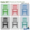 thumbnail image 3 of Aimee Lii Outdoor Rocking Chair, Patio Wooden Rocker Chair, Weather Resistant,for Lawn, Porch, Backyard, Indoor and Garden, Natural, 3 of 6