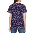 thumbnail image 7 of Wukai Lavender Flowers Youth Unisex Short Sleeve T-Shirt for Boys, Girls, Teens, and Kids-Medium, 7 of 7
