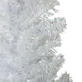 thumbnail image 2 of Northlight 4' White Iridescent Pine Artificial Christmas Tree - Unlit, 2 of 5