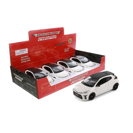 2021 Toyota GR Yaris, White - Showcasts 37909 - 1/24 Scale Diecast Model Car