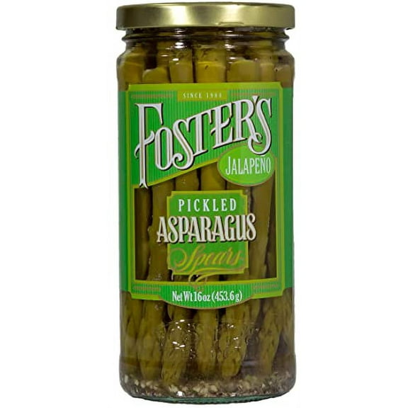 Foster's Pickled Asparagus Jalapeno, 16oz. (Pack of 10)