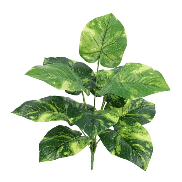 Plantas de imitación, decoración del hogar, decoración verde realista, decoración de jardín para estante, sala de estar, baño interior y exterior Estilo H