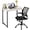 Nature and Black, variant on WYDK 32 Inch Home Office Desk and Chair Set,32 Inch Computer Desk with Ergonomic Height Adjustable Office Chair for Home Office,Nature&Black