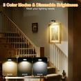 thumbnail image 3 of PANGTON VILLA Wireless LED Picture Light, Remote Control, Dimmable Timer, 3 Modes, Battery Operated, 3 of 10