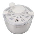 thumbnail image 3 of Stainless Steel Salad Spinner Multifunctional Large Capacity Lettuce Spinner Vegetable Dryer Fruit Washer Drain Basket, 3 of 5