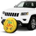 thumbnail image 2 of Kdxio Bless This Home for Tire Cover Wheel Protectors Tyre Covers Weatherproof Wheel Covers Universal Fit for Trailer Rv SUV Truck Camper Travel Trailers 15 inch, 2 of 8
