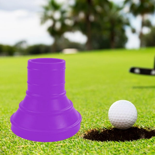 Recogedor de pelotas de Golf para parque, abrazadera de recogida para recuperador de pelotas de Golf, herramienta ligera y práctica para recoger , púrpura