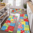 thumbnail image 2 of Pioneer Flower Floral Print Pattern Kitchen Rugs Sets Of 3,Kitchen Runner Rugs Non Skid Washable,Decorative Kitchen Floor Mats for Kitchen,Sink,Laundry,17X30 Inch + 17X47 Inch + 17X59 Inch, 2 of 6