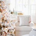 thumbnail image 5 of HongHeng Christmas Pillow Covers 17" x 17", Soft Plush Faux Fur with 3D Embroidery Reindeer Design for Home Christmas Decor Sofa, Couch, Party, Skin-Friendly, 5 of 6