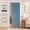 Blue With Curtain Rods, variant on Blackout Door Curtains with Rod Included, Magnetic Blackout Doorway Curtain for Bedroom, Energy Saving Window Curtain, 42"x78", Brown