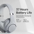 thumbnail image 4 of BT048 Active Noise Cancelling Wireless Headphones Bluetooth Heavy Bass Over-Ear Gaming Music Headphones, 4 of 5