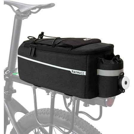 

Bike Rear Rack Bag with Tail Light Bike Truck Cooler Bag for Warm or Cold Items