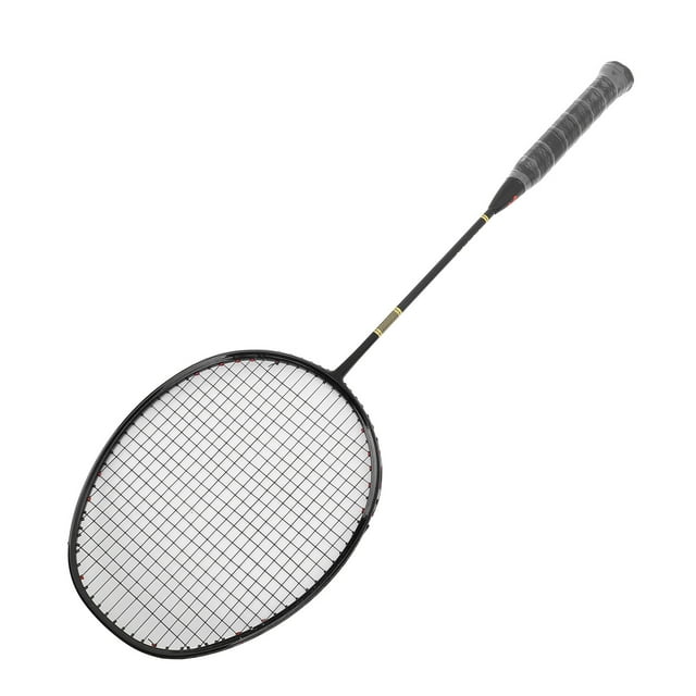 Raquette de Badminton en Fibre de Carbone Légère Haute Résistance Élastique Stable Difficile à Ranger Facile à Ranger avec Sac de Rangement pour Raquette pour Débutants