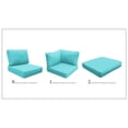 thumbnail image 1 of TK Classics High Back Cushion Set for COAST-13a in Aruba, 1 of 2