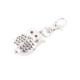 thumbnail image 2 of Vintage Style Owl Pendant Fob Clock Quartz Mini Key Ring Watch Silver Tone, 2 of 4