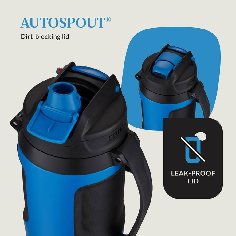 70oz Sport Water Bottle with Twist-Off Lid & Carry Handle Blue 