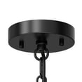thumbnail image 6 of YANSUN 20 in 5-Light Black Candle Style Empire Chandelier with Fabric Shades for Home Lighting, dining rooms living rooms entryways, 6 of 8