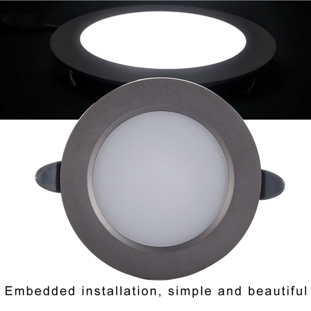 Iluminación empotrada LED, Wi-Fi Luces empotradas Inteligentes Luz de Techo LED Luz empotrada empotrada Luz empotrada Wi-Fi controlada por teléfono Inteligente AC85V-265V 7W RGB W LYUMO Iluminación empotrada LED