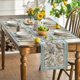 thumbnail image 4 of Set of 4 12x18 Inch Blue Birds and Flowers Placemats for Decoration, 4 of 5
