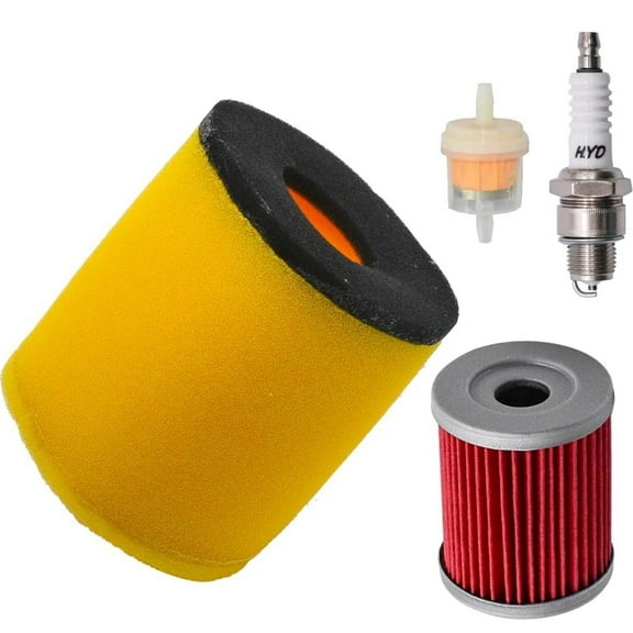 JIAHAOO Air Fuel Oil Filter Spark Plug Kit ATV For Suzuki Ozark 250 Quadsport Z250 Quadrunner 250 19872009 Set