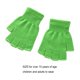 thumbnail image 5 of Guantes sin dedos Qarigey invierno cómodos para hombres y mujeres Verde 5Conjunto, 5 of 6