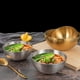 thumbnail image 4 of Bol de acero inoxidable, bol para ensalada de una sola capa, bol para arroz, práctico bol para servir comida, 4 of 7
