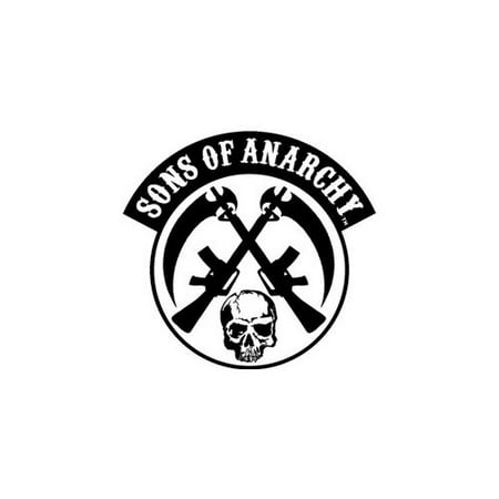 Sons of Anarchy Crossed Skull And Gun Patch