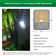 SANSI 45W LED Dimmable Indoor Grow Light, Adjustable 33-58 Tripod with Remote & Timer