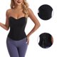 thumbnail image 3 of Camisas de Mujer Fiudx Corte para Mujer Vestido Formal de Novia Top Moldeador Manga Corta Cuello En V, 3 of 6