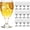Classic 12, variant on Entertaining Essentials Stemmed Water Glasses, Clear Multi-Purpose Water Goblet Dishwasher Safe Goblet Glasses for Parties