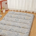 thumbnail image 6 of Twin/Full Size Floral Pattern Japanese Futon Mattress for Adults, Comfty Futon Mattress for Guest Room Kids Room, Sleeping Mattress for Floor Roll Up Camping Mattress, Camping Travel, Disc Flower, 6 of 9