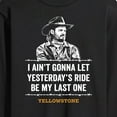 thumbnail image 3 of Yellowstone - Kayce Yesterdays Ride - Men's Long Sleeve T-Shirt, 3 of 6