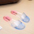 thumbnail image 1 of Zapatillas cómodas a la moda de verano para mujer, sandalias de playa antideslizantes a juego de colores para interiores, zapatos de baño de colores contrastantes 41 Gao Jinjia LED, 1 of 2