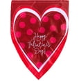 thumbnail image 2 of Briarwood Lane Valentine's Heart Applique House Flag, 2 of 4