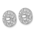 thumbnail image 2 of Auriga 14k White Gold Diamond Earring Jackets for Women, 2 of 3