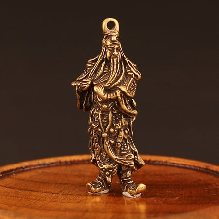 Retro Chinese Copper God of Wealth Guan Gong Figure Statue Ornament Desk Decor Features: *Retro Chinese Copper God of Wealth Guan Gong Figure Statue Ornament Desk Decor *100% brand new and high quality *Rigorous process  simple and vivid  traditional craft  classic *Made of pure copper  stable and solid  delicately crafted *Handmade lines  a blessing of peace *Hard texture  clear texture  antique craftsmanship  finely crafted *The craft is delicate and vivid Specifications: *Color: As Pictures Show *Material: Copper *Size: 18*16*40mm (Approx) Package Contents: 1*Guan Gong Ornament Note: 1. The real color of the item may be slightly different from the pictures shown on website caused by many factors such as brightness of your monitor and light brightness. 2. Please allow slight manual measurement deviation for the data.