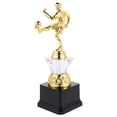 thumbnail image 4 of Premio Trofeo Dorado: Trofeo de Campeonato de Fútbol de 9.43'' - Recuerdo de Fútbol Juvenil - Copa Dorada de Plástico para Fiestas Infantiles, Premios Deportivos y Celebraciones de Equipos, 4 of 5