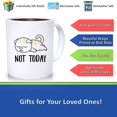 thumbnail image 3 of Personalized Funny Scottish Fold Cat Amber Lazy Not Today Cat Mug, Lazy Gift For Cats Lovers Coffee Mug White 11oz, Ceramic Novelty Coffee Mug, Tea Cup, Gift Present For Birthday, Christmas Thanksgiv, 3 of 4