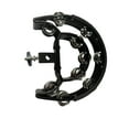 thumbnail image 2 of Tambourine Half Moon Mounted Double Row Bells with Mounting Eye Bolt Tambourine for Drum Set for Kids, Adults, Party, 2 of 5