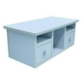 thumbnail image 2 of Runquan Table de Maison de Poupée 1 12 Petite Table Moule Table Basse en Bois Meubles de Maison de Poupée Bleu Clair, 2 of 8