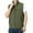Army Green, variant on Kureaily Mens Lightweight Softshell Vest Outdoor Utility Travel Vest Outerwear Sleeveless Jacket For Hiking Runing