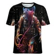 thumbnail image 5 of Octopus in The Mysterious Ocean T Shirts Basic T-Shirt Short Sleeve Ladies Tee Shirt Summer Graphic Clothing, 5 of 6