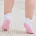thumbnail image 6 of Baby Non Slip Grip Ankle Socks with Non Skid Soles for Infants Toddlers Kids Boys Girls, 6 of 18