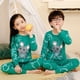thumbnail image 3 of Pijamas térmicos de algodón para niños y niñas, ropa de dormir de Navidad para invierno, 4, 6, 8, 10, 12 y 14 años, 3 of 4