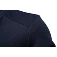 thumbnail image 4 of Maoxin Mens Tops Men's Stand Up Collar Solid Color Jacket Casual Jacket Top Versatile Men's Long Sleeved Hooded Casual Jacket/jacket Dark Blue M, 4 of 7